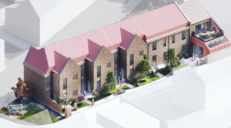 This is the first in a series of posts of a fun project we have recently been involved in to breathe new life into a row of derelict terraced houses. 

An ambitious yet practical solution to create a new community spanning across all age groups with varied accommodation suites!