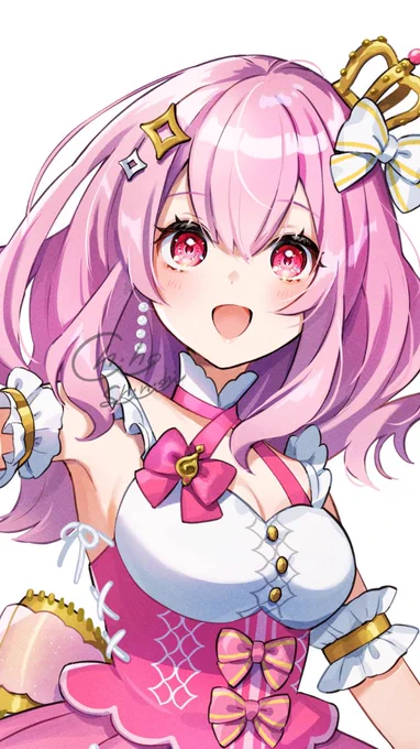 #あなたのぴんく色の作品を見せてください  ピンク髪だったりインナーカラーだったり