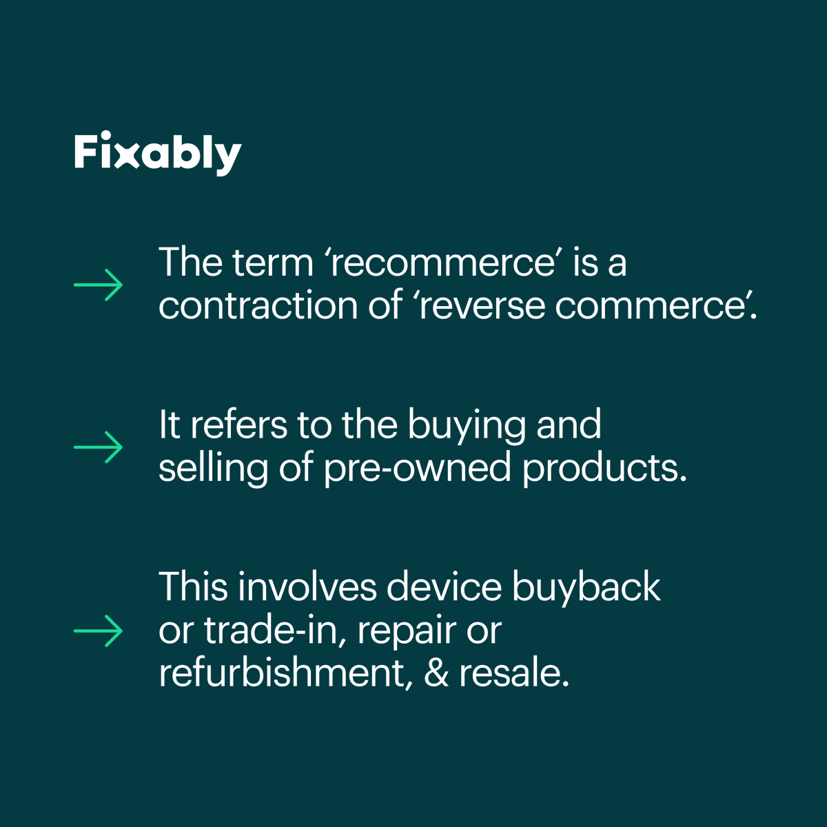 fixably's tweet photo. Recommerce is booming📱💹. Between 2016-20, the sales of used phones grew 26% in North America and 20% in Europe. Wondering how businesses bring used devices back to the market? 
Check our new blog post #recommerce #electronicsindustry #usedphones #refurbished https://t.co/o23vtHQ6pF