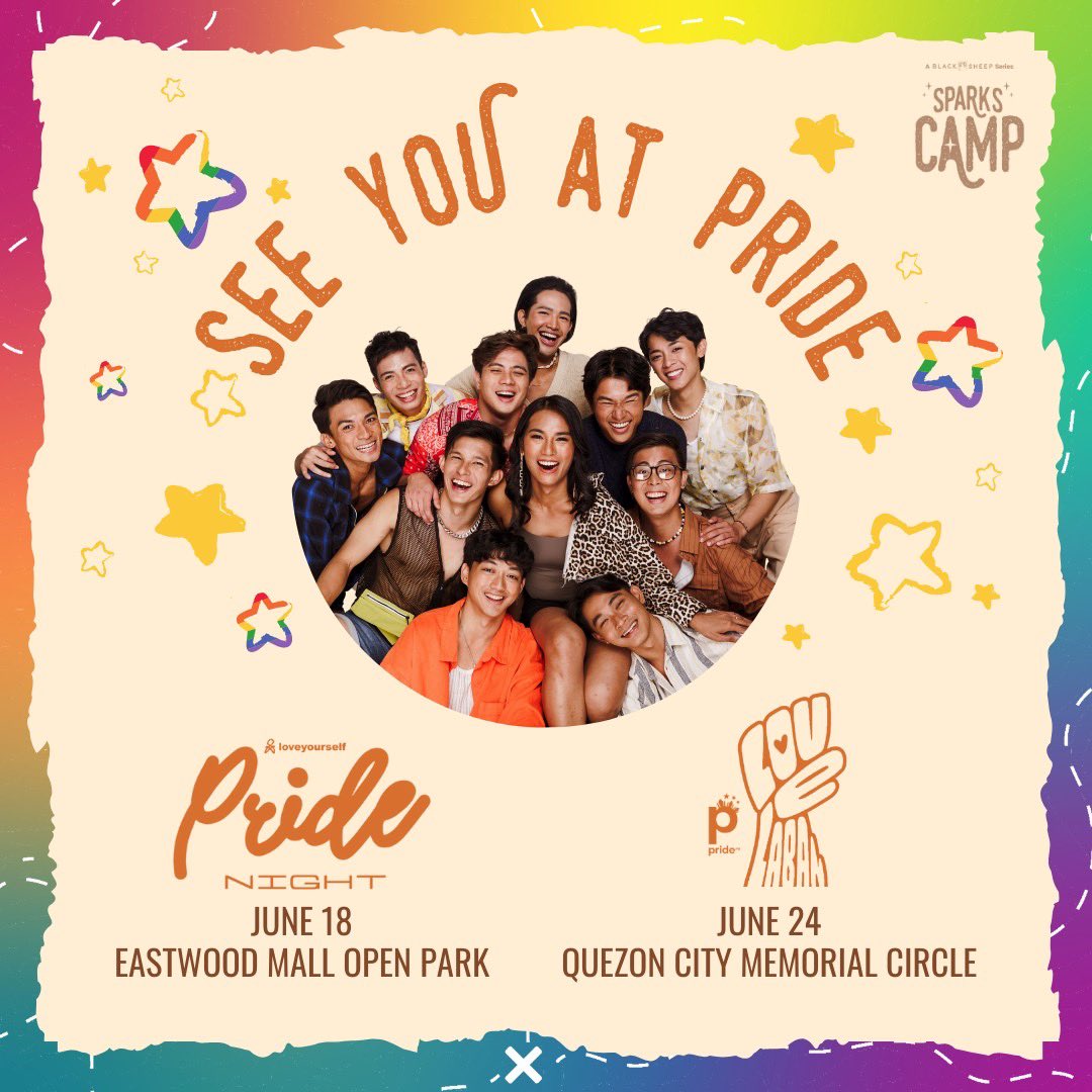 RISE_iHub's tweet photo. Hangout with our campers and Mother Sparker @missmelahabijan at Love Yourself Pride Night and Pride PH Festival 2023! 🏳️‍🌈 Kitakits, mga accla! 😙✨

#MelaHabijan 
#SparksCamp
#WhatWorksForU
#LoveLaban
#PridePHFestival2023 https://t.co/Ol50we8W1L