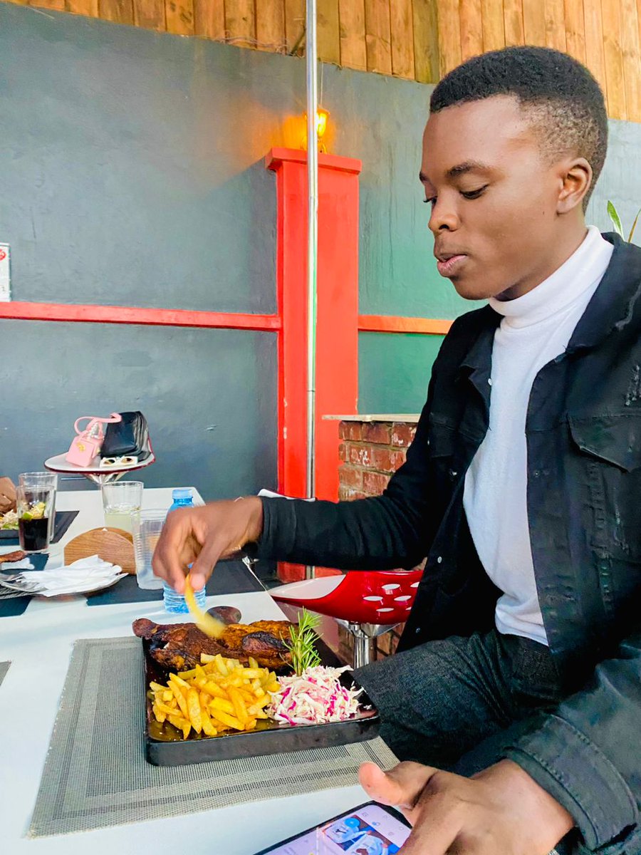 I always have my lunch at #LazioKampala you should be like me 🤭🥲😂