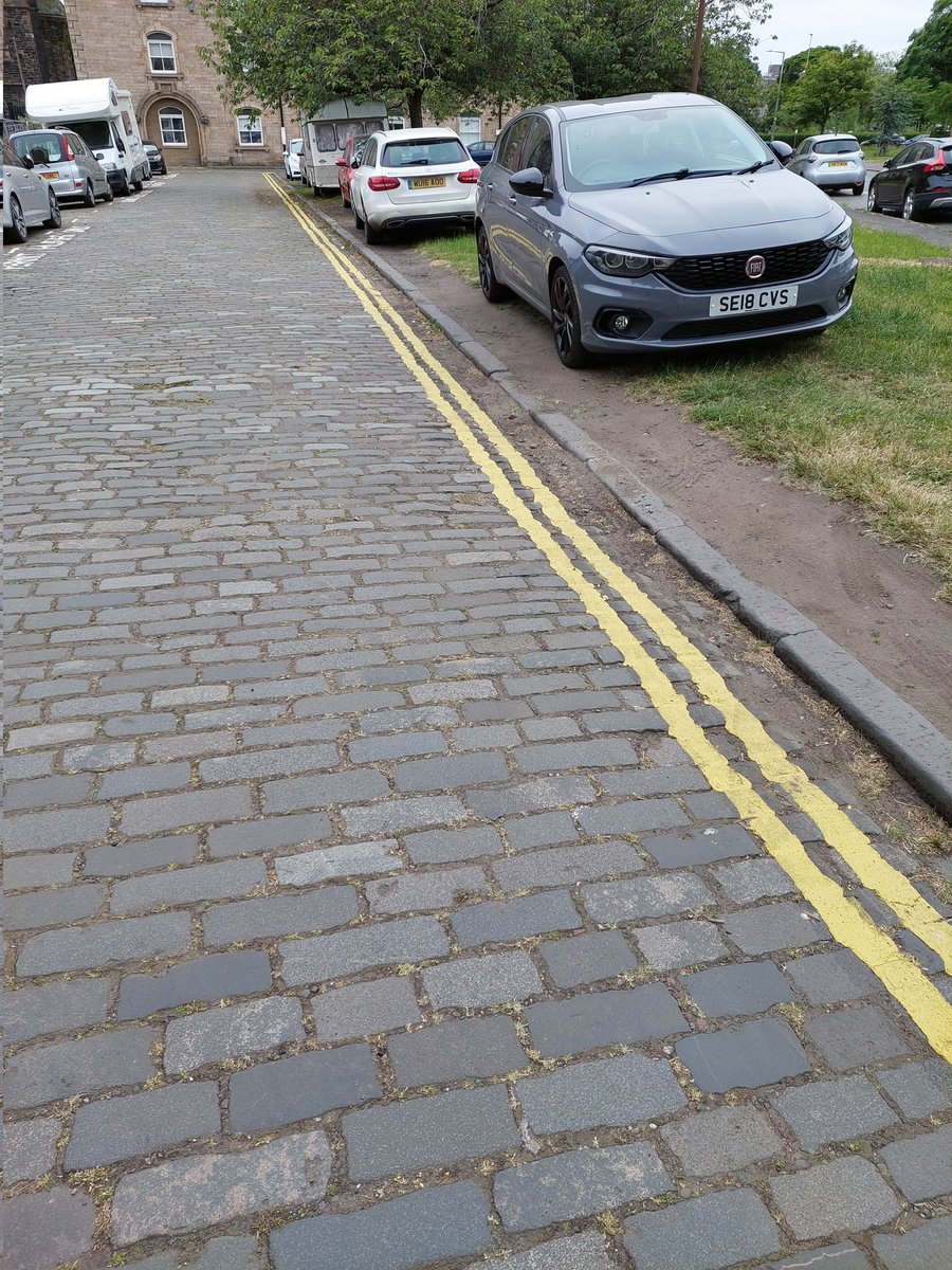 What, so they can be abused like this, seemingly with impunity? .@yplac_ed @CllrScottArthur #CarCulture #CitysParks #ForeverEdinburgh #Leith