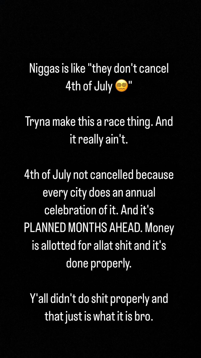 Nah cuz y'all really got me annoyed with this Juneteenth shit in Newark, NJ