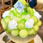 これぞ「まるごとメロン」!銀座 福禄寿のかき氷がすごい!