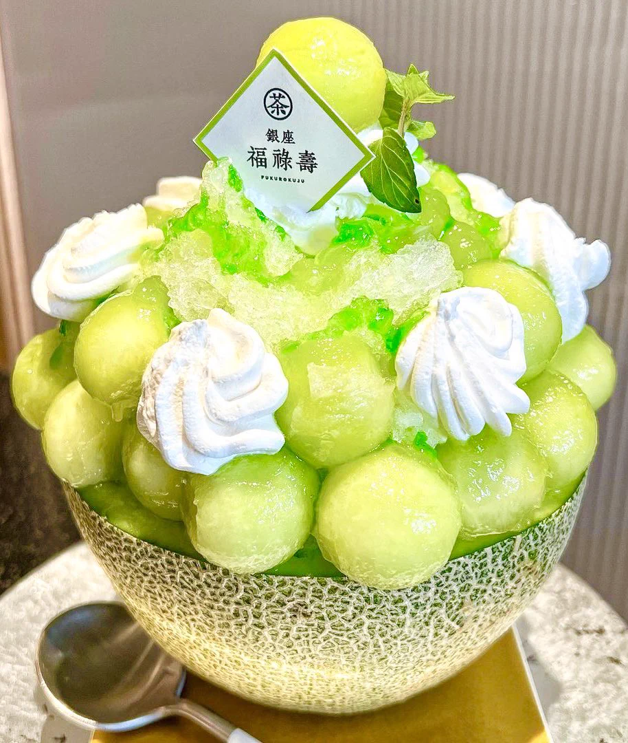 これぞ「まるごとメロン」！銀座 福禄寿のかき氷がすごい！