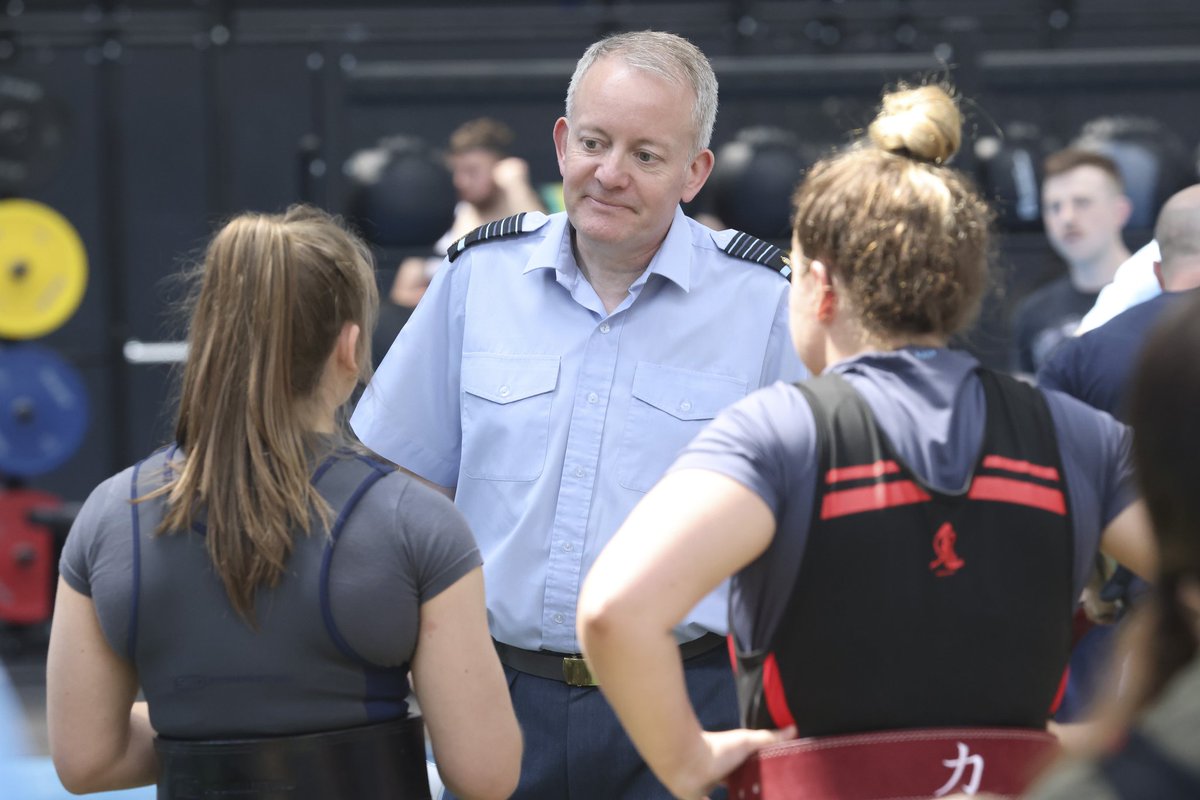Yesterday we welcomed <a href="/ChiefofAirStaff/">ACM Harv Smyth</a> @RichMaddisonRAF <a href="/HarvSmyth/">Air Chief Marshal Harv Smyth, CAS RAF</a> and WORAF, WO Murugesvaran Subramaniam. 

A quick stop at RAF School of PT where <a href="/RAFJudo/">Royal Air Force Judo</a> and <a href="/RAFPowerlifting/">RAF Powerlifting</a> was taking place, before they went on to deliver a brief to the station.