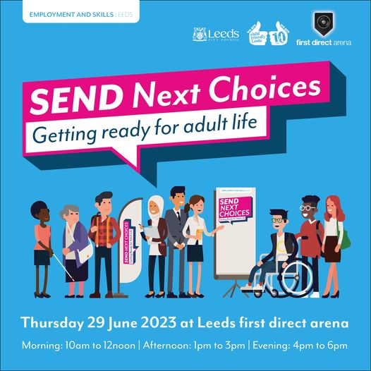 SEND Next Choices – is returning to Leeds first direct arena on Thursday 29th June 2023  
We are looking forward to being there!
Book your free ticket here: orlo.uk/jRKZ7 
#PINCCollege #AlternativeEducation #ArtAndDesignSpecialistCollege #SpecialistartCollege 
#SEND