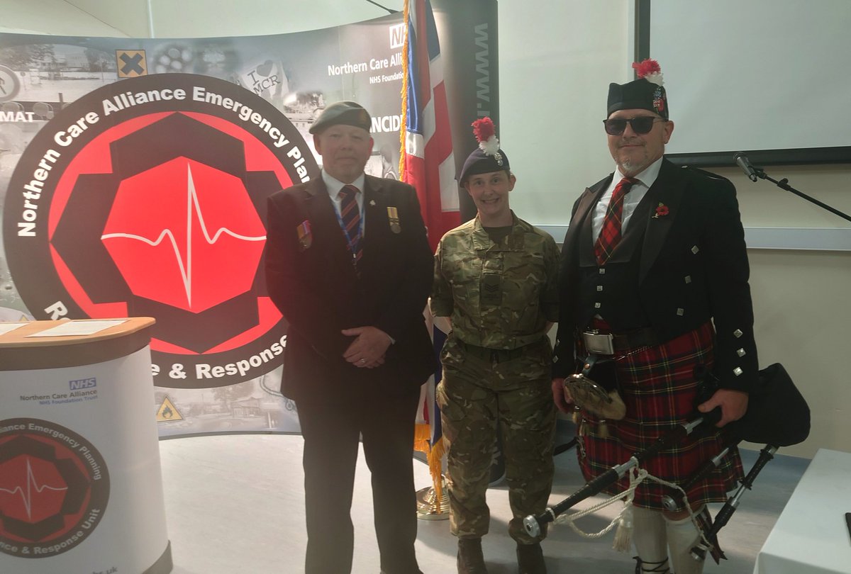 tricky161's tweet image. Armed services covenant day northern care alliance NHS trust