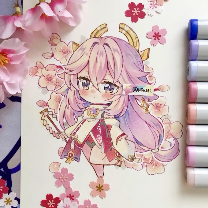 #あなたのぴんく色の作品を見せてください  