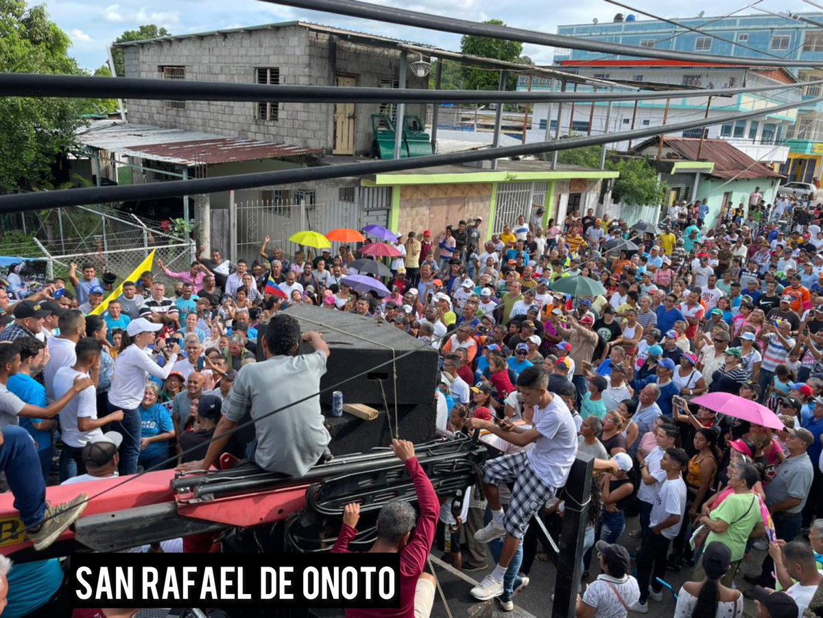 MariaCorinaYA's tweet photo. Así fue nuestro primer día de recorrido en Cojedes y Portuguesa. 

Indescriptible la energía y la fuerza de un pueblo que despertó y que está dispuesto a todo por su libertad. GRACIAS!! 

Nos vemos hoy en Lara!! https://t.co/xeR5LqJSJj