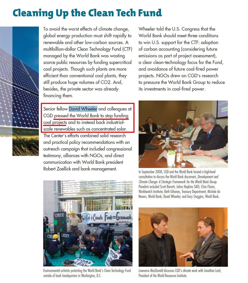 EFxScout1League's tweet photo. @helen44767171 @BreitbartNews #CoalitionForGreenCapital
@NancyBirdsall, Edward Scott of
#CenterForGlobalDevelopment
Require that the UN Chief Demands Countries to end Oil, Gas, and Coal use.
Or risk losing TRILLION they've DIVESTED into scammy Solar, Wind, Batteries #greenwashing for the World Bank Group https://t.co/xbhuaHBLQn