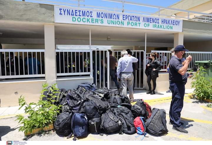 brirmijihed's tweet photo. #Greece #Pylos #massacre
A picture of the bags of those whose dreams were killed by #European_border regime in the #shipwreck,
These bags were found yesterday during searches for the missing people. https://t.co/W86th2W6Mk