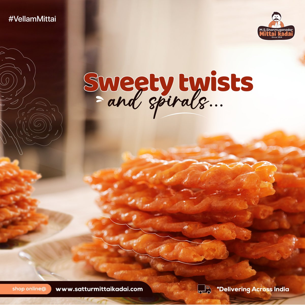 sattursevu's tweet photo. Lucisious sweets, only for you! Have a yummy bite of delightful Sattur's Seeni Mittai and give a pakka treat to your tastebud.
https://t.co/4zStsDdBlJ
#seenimittai #vellammittai #mittai #naatusakkarai #jaggery #indiansweets #indiansweetdish #indiansnacks #SatturMittaiKadai https://t.co/sgUNyK349q