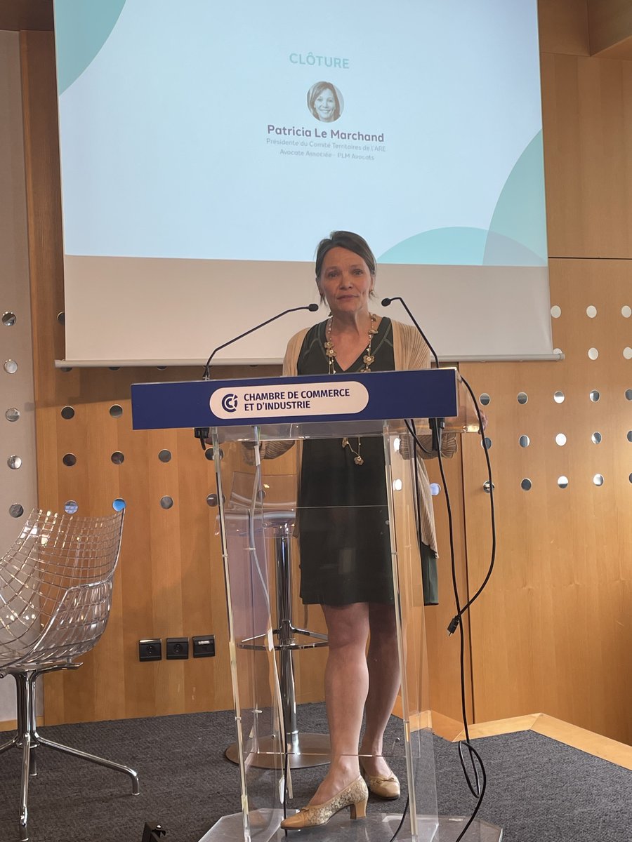 DISCOURS DE CLÔTURE
Xavier Aubry (Vice-Président de la Conférence Générale des Juges Consulaires de France et Maître Patricia Le marchand (Présidente du Comité territoires de l’ARE Avocate Associée – PLM Avocats) concluent cette belle matinée.

<a href="/ARE_France/">ARE</a> / AARO
#Entreprises