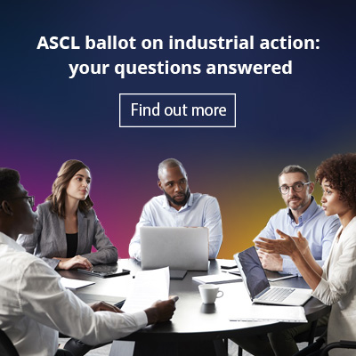 On Monday, the first national ballot on industrial action in ASCL's 150-year history will go live.  

#ASCLmembers - any questions? Please visit our ballot Q&As here: ascl.org.uk/ASCLBallotQ-As

(login req'd)

#VoteForEducation