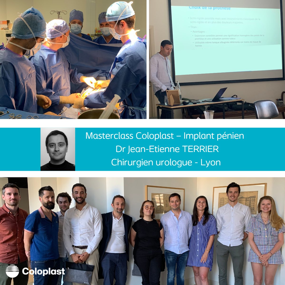 Coloplast Urologie Interventionnelle (@coloplastuifr) on Twitter photo Masterclass et workshop Coloplast
Jeudi et Vendredi dernier se sont déroulées 2 journées de formation sur l’implant pénien par le Dr <a href="/jetterrier/">Jean Etienne Terrier</a> , à Lyon. Merci au Dr TERRIER, pour l’animation de ces journées et aux participants. Masterclass et workshop Coloplast
Jeudi et Vendredi dernier se sont déroulées 2 journées de formation sur l’implant pénien par le Dr <a href="/jetterrier/">Jean Etienne Terrier</a> , à Lyon. Merci au Dr TERRIER, pour l’animation de ces journées et aux participants.