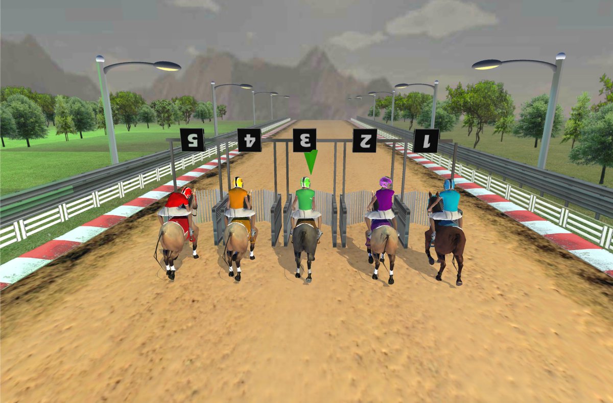 🤑😎🔥 El equipo sigue trabajando arduamente, estamos muy cerca de las locuras y emotivas carreras de caballos 🔥

🤩🤑 Escenario 1️⃣