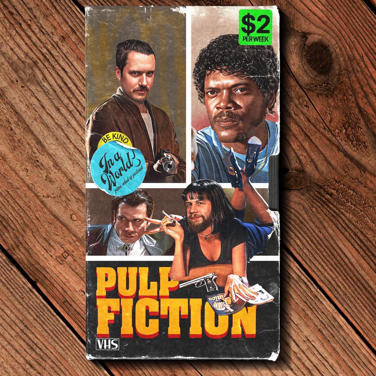 Damn Jimmy! This is some gourmet shit here! Todays #podcast, #pulpfiction! LINK IN BIO.  #inaworld #filmtwitter #podcaster #moviepodcast #film #filmpodcast #tarantino  #umathurman #vhs #vhsedit #multiverse #whatifs #movies #film #samuelljackson #brucewillis #independentpodcaster