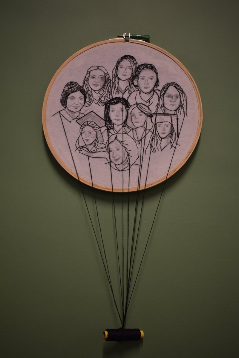 BahaiOPAIndia's tweet photo. Embroidery art of the 10 Baha'i women executed in Iran 40 years ago because of their Faith and their beliefs in equality &amp; #justice.
#OurStoryIsOne #bahai #bahaifaith #iran #humanrights #women_of_iran #womenofiran #equality #genderequality #womenrights #shiraz 
#داستان_ما_یکیست https://t.co/dYrylqupNZ