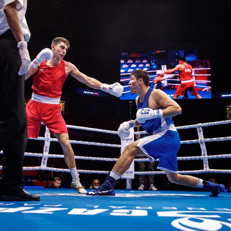 TeamGB's tweet photo. Krakow-bound @Lewis24williams has two passions. 

🥊 Boxing 

🎣 Fishing!