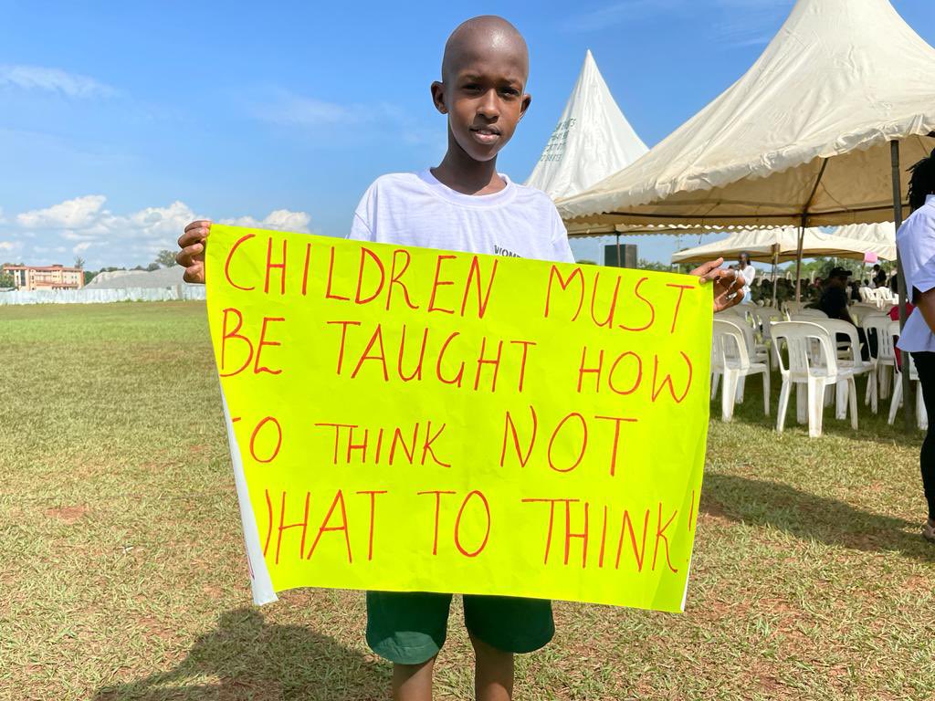 VacNet_'s tweet image. Today on the 16th we participated in the commemoration of the Day of African Child #DAC we joined partners in Nothern Uganda, all assemble at Gulu University ground in Gulu City. Together we commit to promote and protect the rights of children in the digital Era.