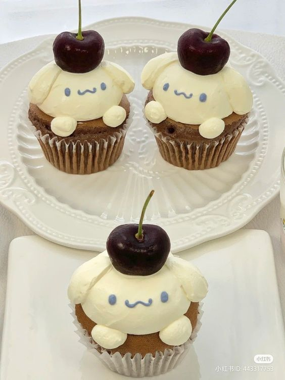 Cinnamoroll cupcakes