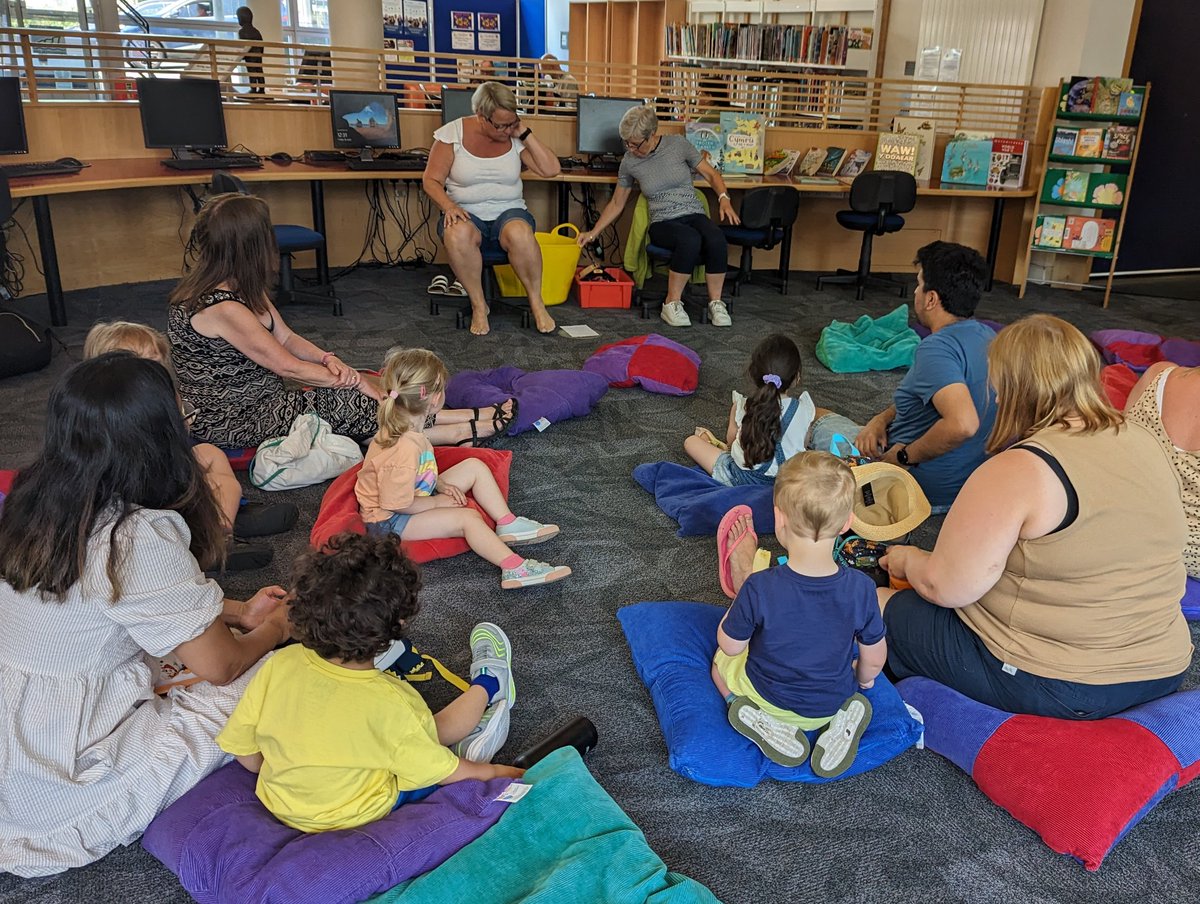 highstreetps's tweet photo. Amser canu yn y llyfrgell heddiw! Song time in the library today! 🎶📖
We have the right to play and relax and engage in enriching activities and we did just that today 🥰 (Article 31) #hspsNurs
#UNICEF #UNCRC #Reading #BarryLibrary #RhymeandSign https://t.co/D4Ewm722Hw