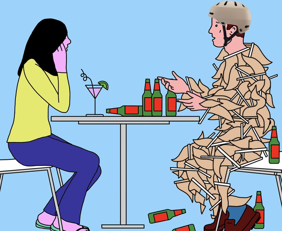 my beige flag is that I’m easily distracted by people riding bikes