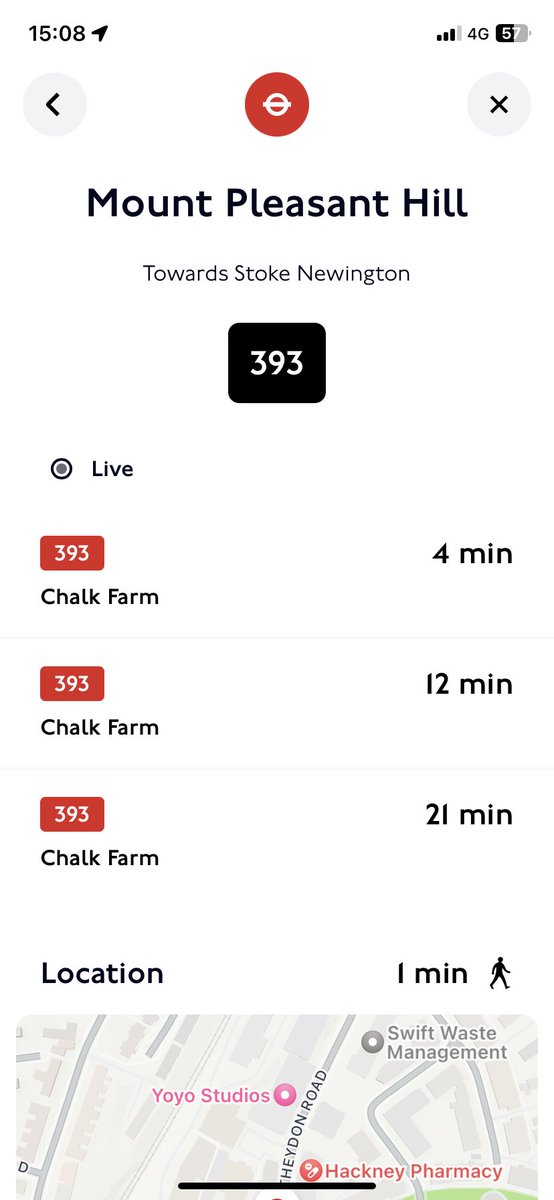 ⁦<a href="/TfL/">TfL</a>⁩ ⁦<a href="/LonTravelWatch/">London TravelWatch</a>⁩ ⁦<a href="/hackneygazette/">Hackney Gazette</a>⁩ ⁦<a href="/HackneyAbbott/">Diane Abbott</a>⁩  11 minutes ago it said this bus was due , the time keeps changing but no bus . This is only service for a wide area of housing estates - no one can rely on it at all. Why can’t this be regulated