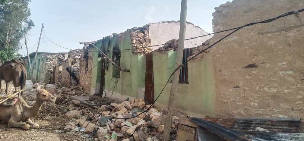 Destruction by Eritrean government on lalay adiyabo(adi awa'la)