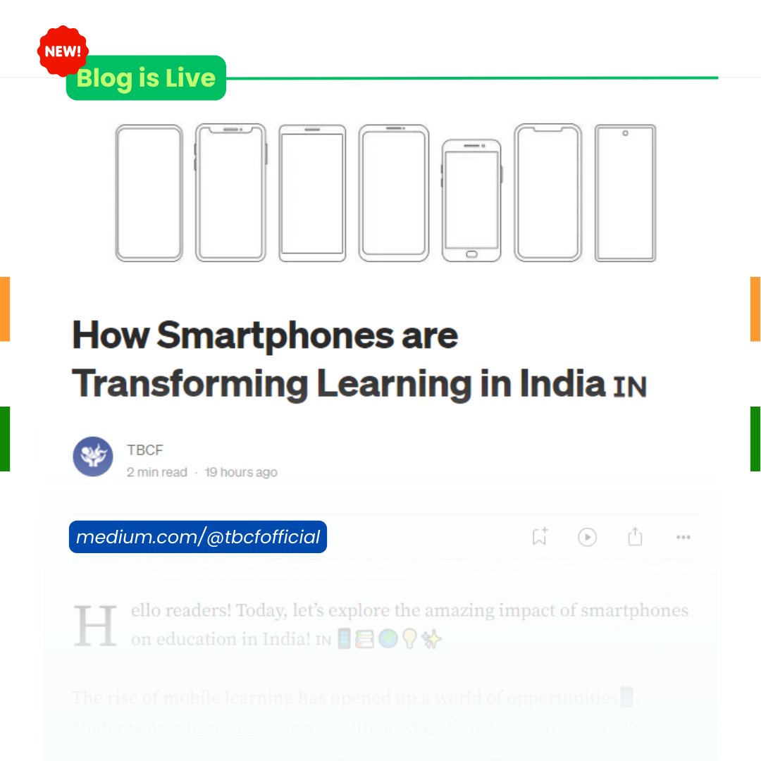 Want to read the full Blog? Click on Link
medium.com/@tbcfofficial/…

-

#newblog #digitaleducation #education #tbcf #studies #indianstudies #shareforshare #infographic #info #blogger #blogeducation #medium