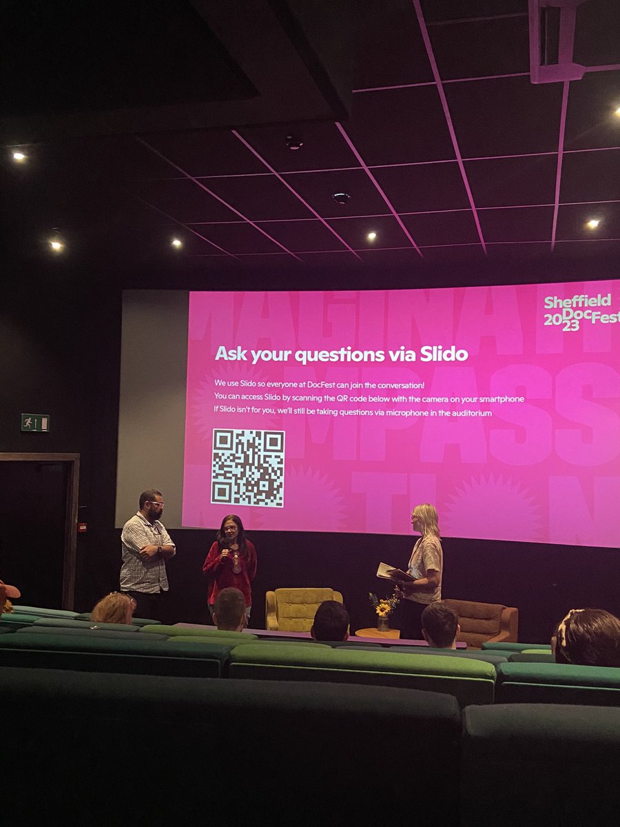 Join us for the All The Flowers Q+A with director Carmen Oquendo-Villar and producer Alejandro Angel, moderated by Maxine Trump, at the Curzon Theatre as part of #SheffDocFest ! 🌸