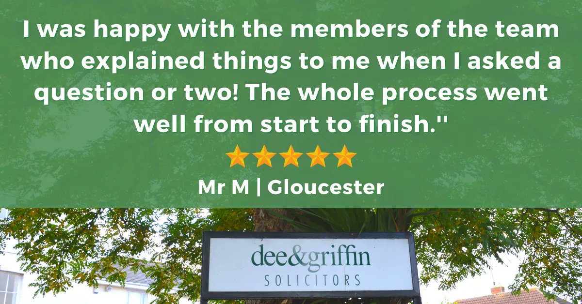 ⭐ Well done to all the team in our Quedgeley office who received this great feedback from a happy client! 👏 #GlosBiz