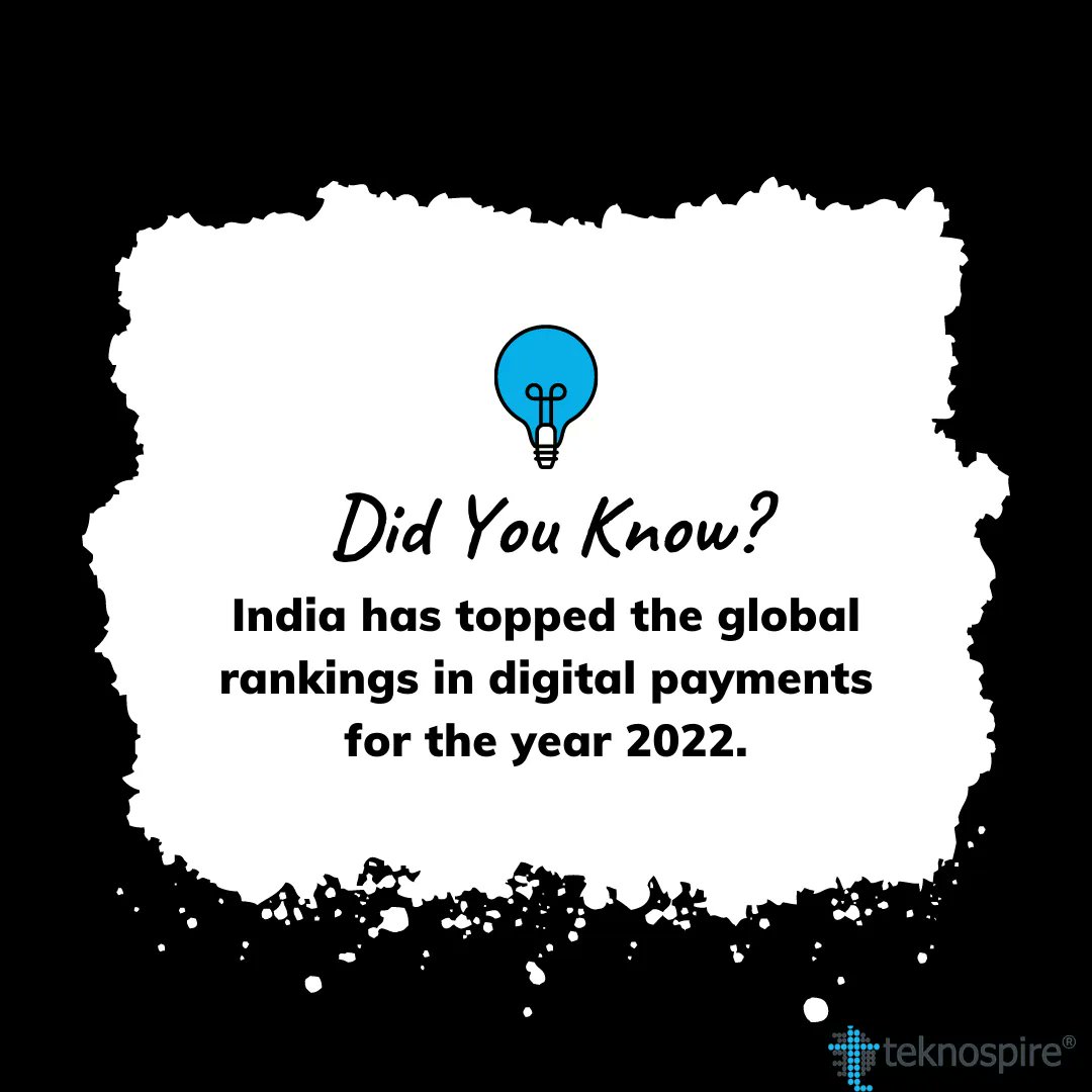 According to data from the #MyGovIndia. During 2022 there were 89.5 million #digitaltransactions in the country. India accounted for 46 % of the global real-time payments in 2022, which was more than the combined digital payments of the next four top countries.
#FridayFacts