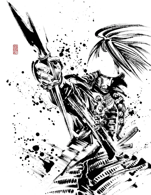 仙石秀久。 Japanise warrior Hidehisa Sengoku.