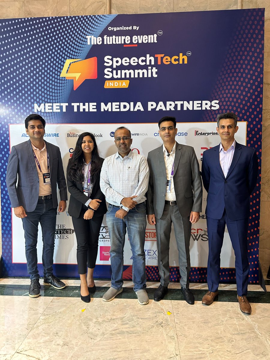 yellowdotai's tweet photo. 🤝Insightful discussions. Powerful demos. Memorable conversations. #SpeechTechSummit had it all!

Missed us at the event? Turn every customer interaction into an engaging conversation. Book a demo, TODAY:  https://t.co/MrAJl3vwAV

#conversationalAI #customerservice #STSIndia https://t.co/oqcFhFi5Zx