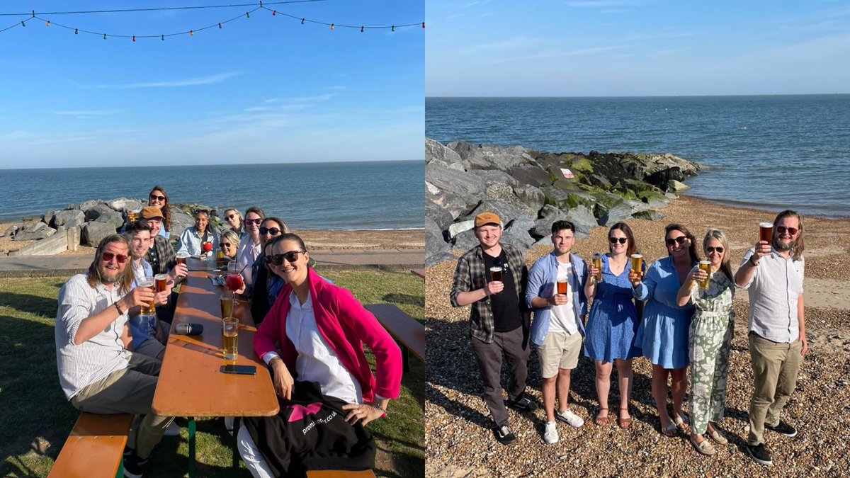 prominentpr's tweet photo. Yesterday evening, the team headed down to the seafront for a few drinks to celebrate two of our team members' upcoming birthdays.

We all had a great laugh whilst soaking up the sunshine.

#Team #TeamOuting #TeamBirthday #Celebrating https://t.co/XMV0wEm6yG
