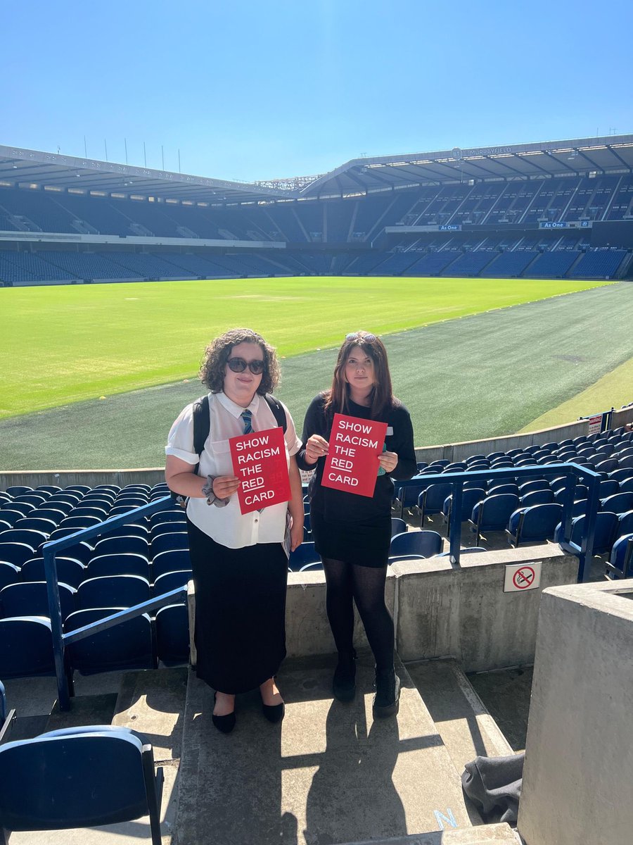 Good Luck to Leanne in S3 today who is a finalist in the Show Racism the Red Card design competition 🍀