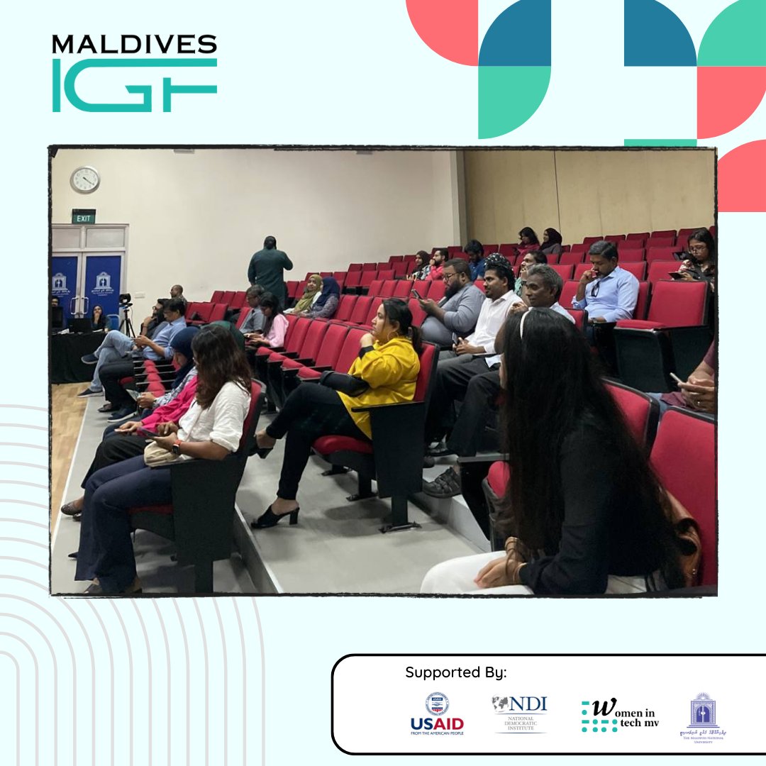 We have officially begun the first Maldives Internet Governance forum 🎉 Head over to Maldives National University Main Campus Auditorium to be a part of the discussions or join us on the youtube live at youtube.com/live/hzpYqqcDe…

#MVIGF23 #MVIGF2023
