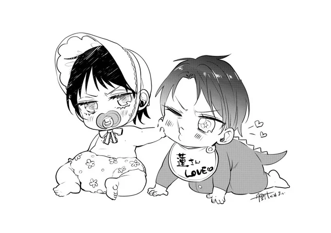義兄弟ベイビー(※乳児化パロ)

 #兄弟ごっこはもうおしまい 
