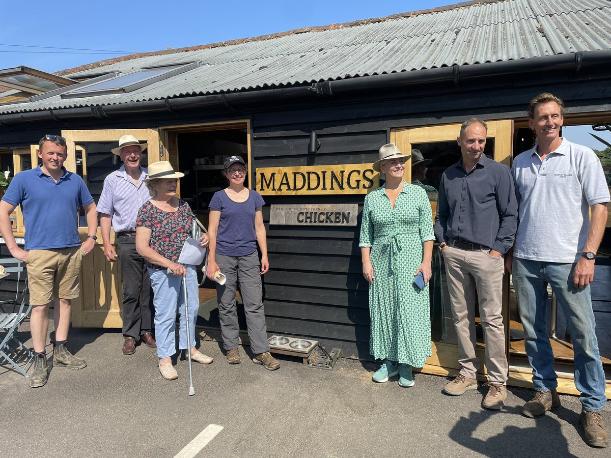 Great to meet @AJRichardsonMP on farm with members @WhipleyManorAF. Covered lots of topics affecting Surrey farmers including rural crime, staffing and ELMS.