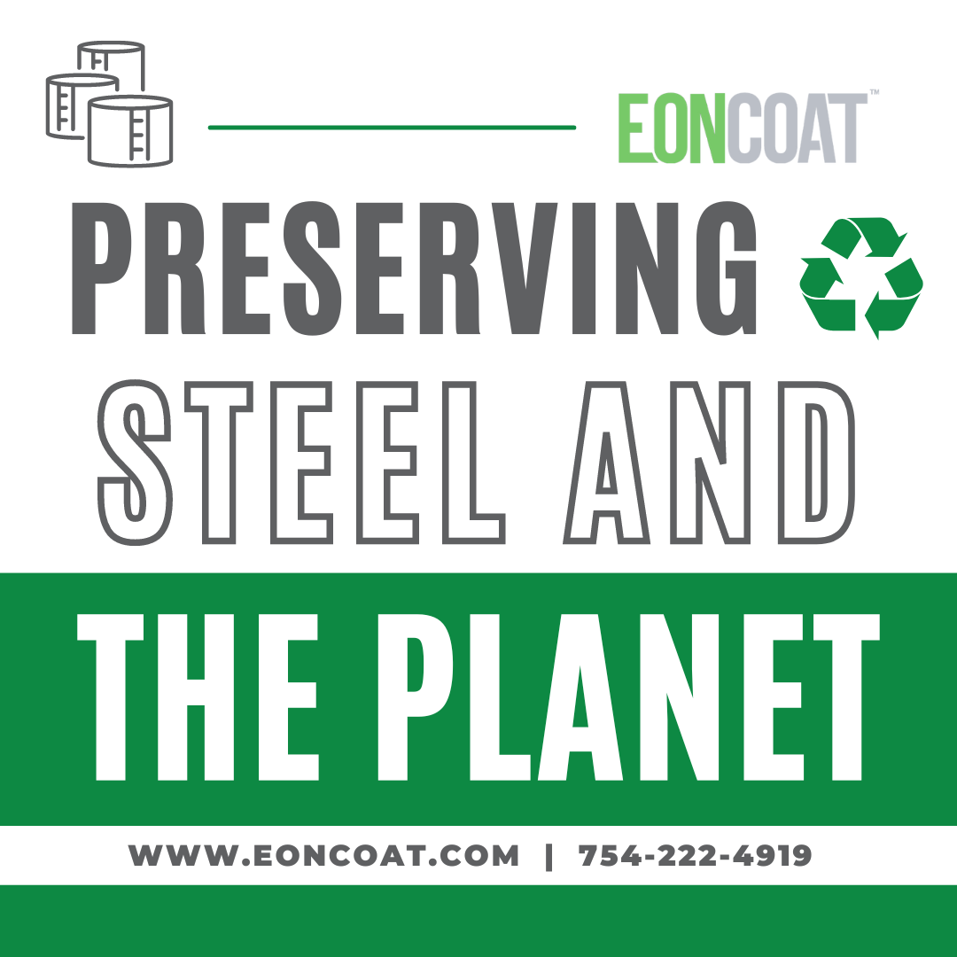 EonCoat's tweet photo. ♻️ Did you know, EonCoat solution offers robust corrosion prevention, while keeping the air we breathe clean? No HAPs, no VOCs, and no toxins - just a promise of quality and sustainability. Learn more by downloading a copy of our Free E-Book today by clicking the link in our bio! https://t.co/o4Msf7q7zV