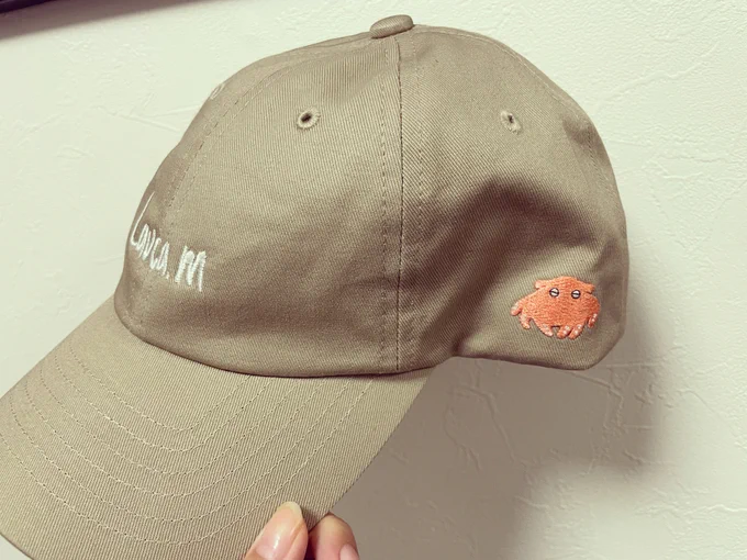 深海魚専門アパレルブランドのLavca.mさんでメンダコ刺繍キャップを購入したのでらくがきしました 