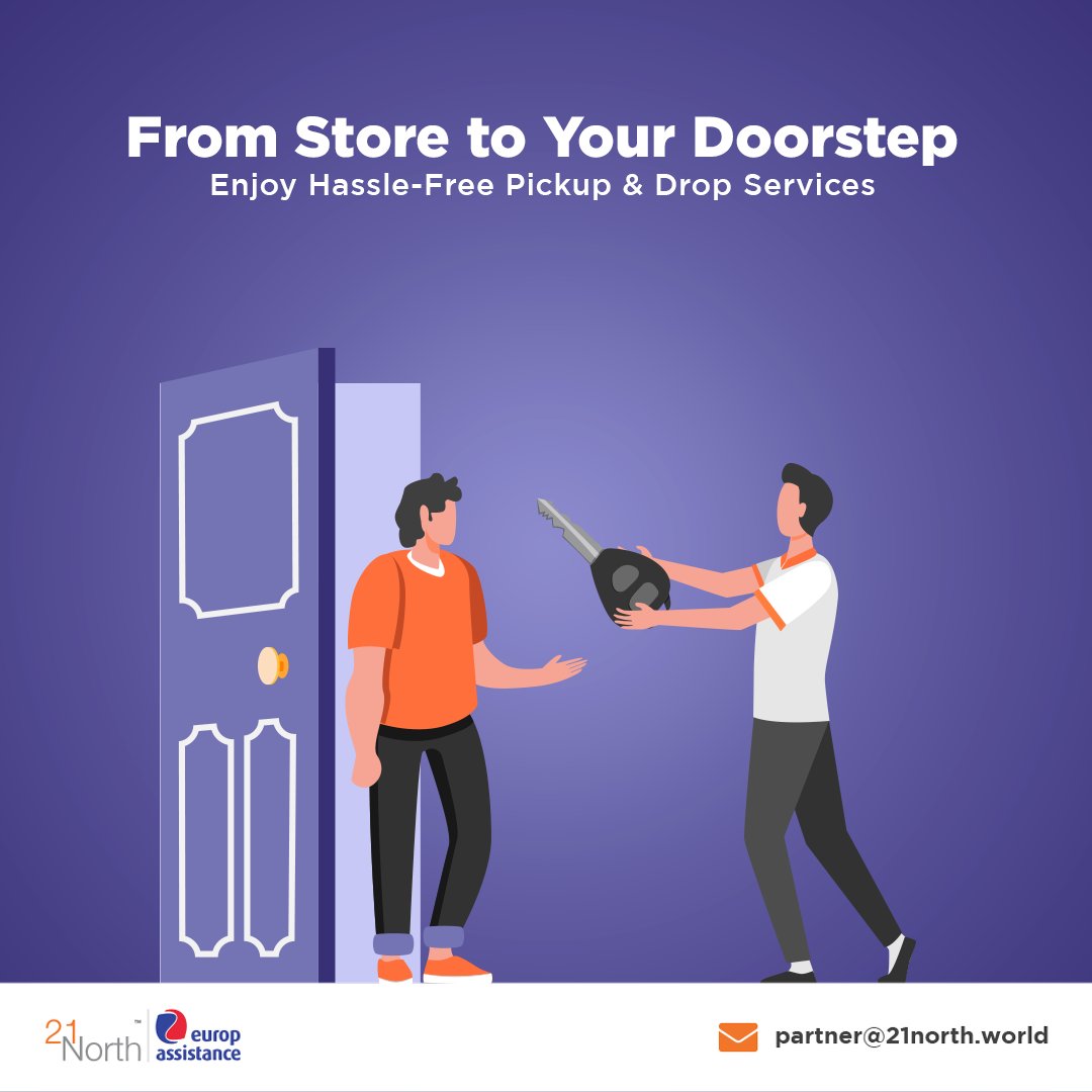 21north_in's tweet photo. Seamless & Time-Saving: Store-to-Door Pickup & Drop. Effortless convenience at your fingertips. Get your vehicle delivered hassle-free.
To know more, write to us at partner@21north.world.
#StoreToDoor #automotive #doorstepservice https://t.co/jQwuX1VGWH