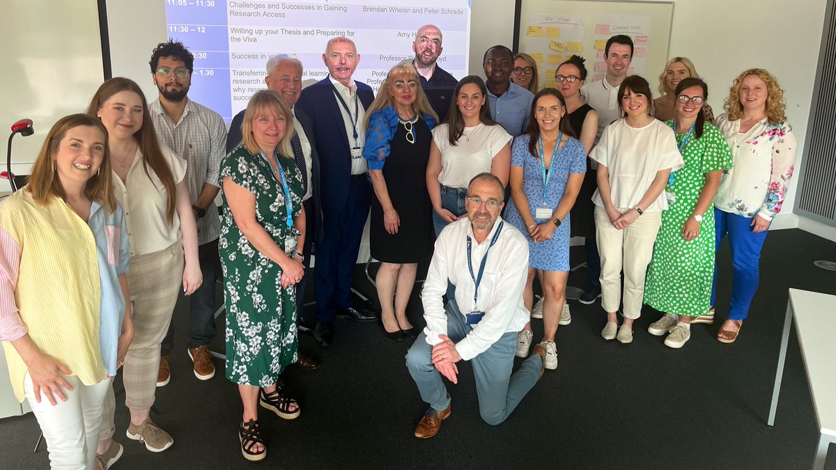 #AcademicChatter Name some challenges and successes during your PhD study…

We’ve had a great time w/ our <a href="/UlsterBizSchool/">Ulster University Business School</a> Researchers today discussing ways to achieve a successful PhD study. <a href="/UlsterUniPhD/">Doctoral College</a> <a href="/marty_mccracken/">MartinMcCracken</a> <a href="/prof_durkin/">Professor Mark Durkin</a> <a href="/NikkiMcQuillan/">Nikki McQuillan</a>