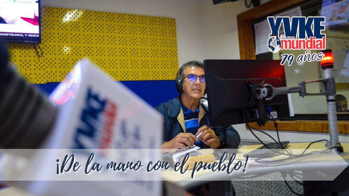 Y un día como hoy hace 79 años iniciaban nuestras transmisiones desde la esquina de Santa Teresa en Caracas.

Historias, luchas y victorias. Momentos buenos y otros no tanto, pero siempre al lado del Pueblo. ¡Gracias por estos 79 años 🇻🇪!

#YVKE79Años
#NoMasInjerenciaYankee