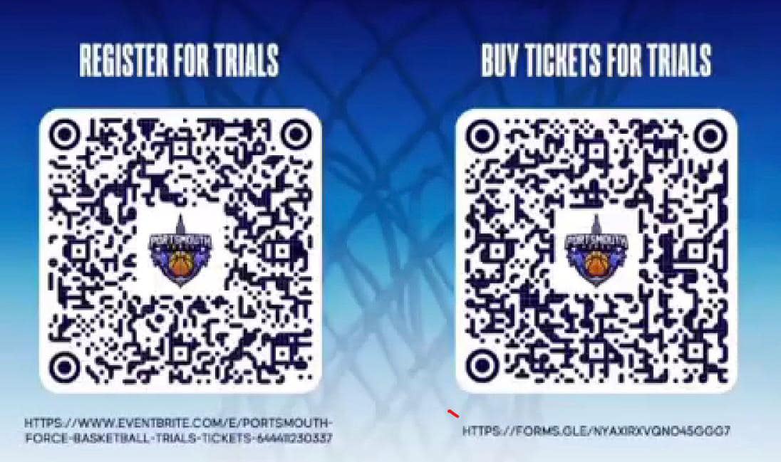 ForcePortsmouth's tweet photo. 🏀Trials coming up soon on July 8th/9th for all age groups and seniors! A great opportunity to be part of the club especially if you love basketball 📷
Any questions feel free to ask

Link to register: https://t.co/H0J2ghb2t0

Link to buy ticket: https://t.co/u6xHT6cFT6 https://t.co/j59XHBxIDy