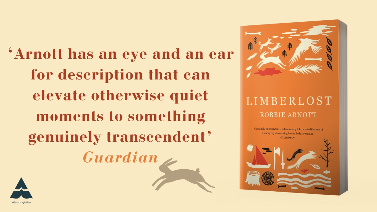 AtlanticBooks's tweet image. 'Something genuinely transcendent' 

@GuardianBooks on @dylanthomprize shortlisted #Limberlost @RobbieArnott, out in paperback next week.

Waterstones:
tidd.ly/3Ph2JW1

Bookshop:
uk.bookshop.org/a/111/97818389…
