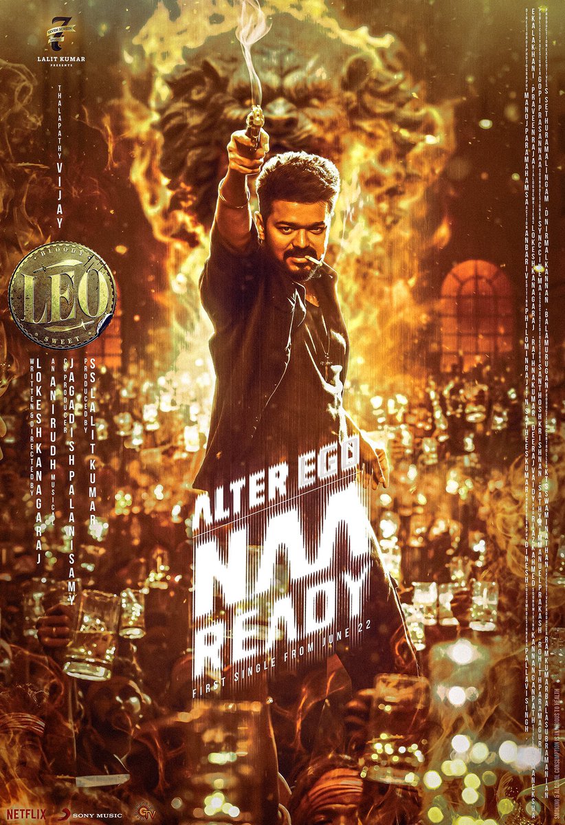 First Single #NaaReady on Thalapathy @actorvijay's Birthday #Leo 🔥🧊