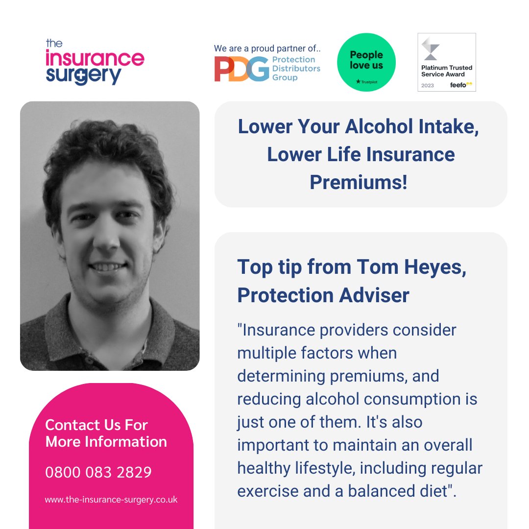 TheInsSurgery's tweet image. 🌟 Lower Alcohol Intake, Lower Life Insurance Premiums! 🌟
Did you know that reducing your alcohol consumption can lead to lower life insurance premiums? 
#LifeInsurance #AlcoholReduction #PremiumSavings 

hubs.ly/Q01TN0SG0